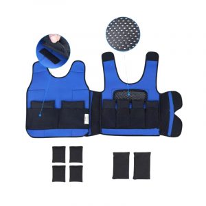 CHALECO LASTRADO SENSORIAL 6-7 AÑOS NEGRO