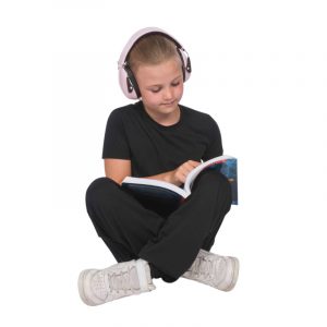 Cascos silenciadores junior rosa