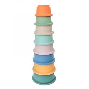 Cubos apilables de silicona