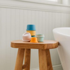 Cubos apilables de silicona