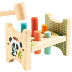 Junzo TapTap Troncos de Madera con Mazo