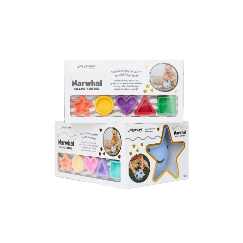 NARWHAL-SHAPE-SORTER-BRIGHT-NARVAL-SILICONA-PCS-COLORES-JELLYSTONE_6661_1_n NARWHAL SHAPE