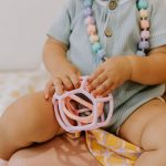 Pelotas Sensoriales de Silicona Rosa y Naranja