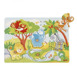 Puzzle de Sonido, Animales del Zoo