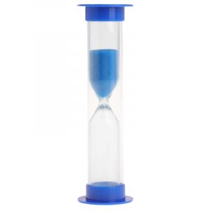 RELOJ DE ARENA 1 MINUTO AZUL