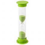 RELOJ DE ARENA 5 MINUTOS VERDE