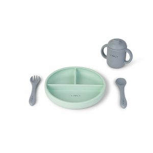 Set de Alimentación con Compartimentos Menta