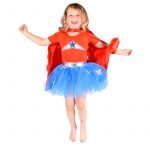 DISFRAZ SUPER WOMAN 4-6A