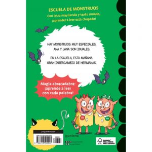 ESCUELA DE MONSTRUOS. LAS IGUALES SON ESPECIALES. APRENDE A LEER.