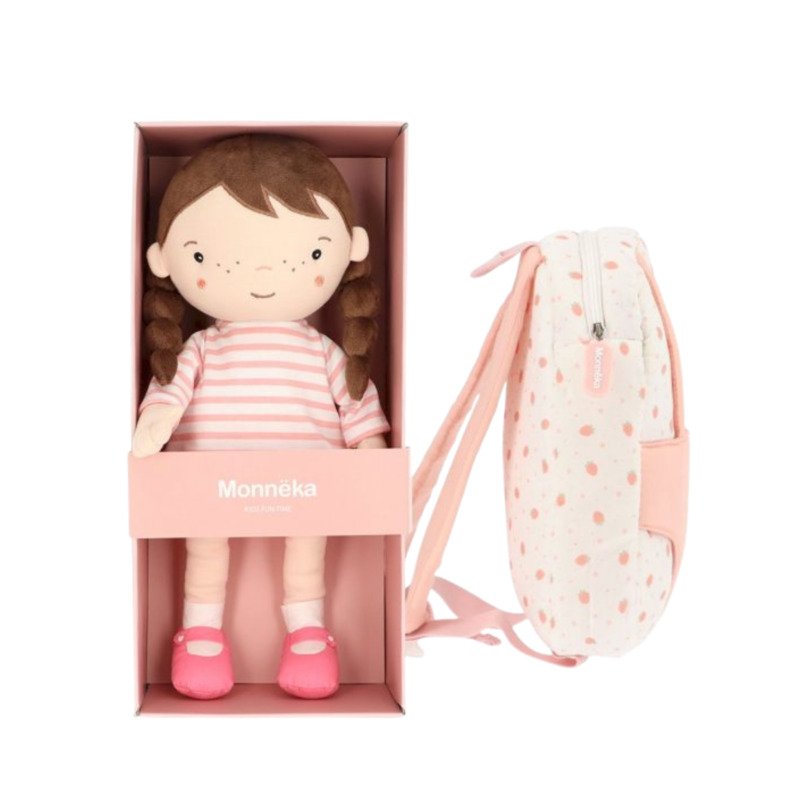 MUNECA-LOLA-CON-MOCHILA-STRAWBERRIES-ROSA-MONNEKA_7050_1_n MUÑECA LOLA CON MOCHILA STRAWBERRIES