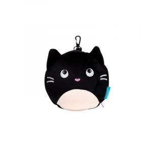 ALMOHADA DE VIAJE CON ANTIFAZ GATO FELINO