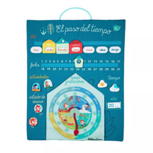 Calendario de tela El Paso del Tiempo, cast