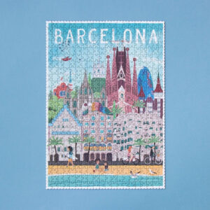 BARCELONA GAUDI- CUBE PUZZLE 500PCS +12 LONDJ