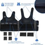 CHALECO LASTRADO SENSORIAL NEGRO