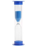 RELOJ DE ARENA 1 MINUTO AZUL