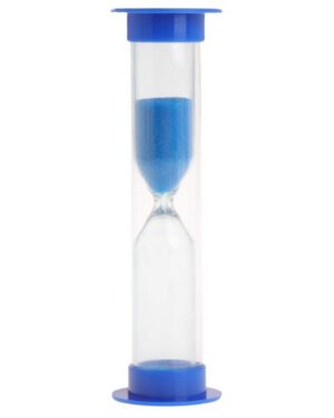 RELOJ DE ARENA 1 MINUTO AZUL