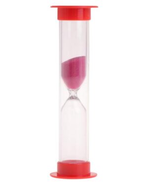 RELOJ DE ARENA 10 MINUTOS ROJO