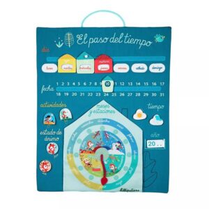 Calendario de tela El Paso del Tiempo, cast