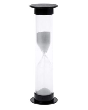 RELOJ DE ARENA 30 SEGUNDOS NEGRO
