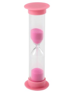 RELOJ DE ARENA 2 MINUTOS ROSA