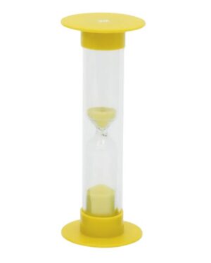 RELOJ DE ARENA 3 MINUTOS AMARILLO