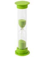 RELOJ DE ARENA 5 MINUTOS VERDE