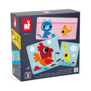 Puzzle Familias de Animales - Janod