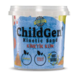 Arena kinética azul