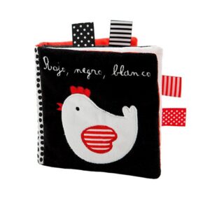 Rojo, negro, blanco. Libro de tela de bebé - Tana Hoban