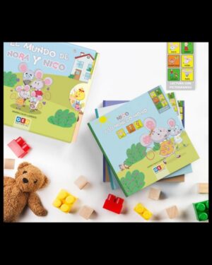 PACK EL MUNDO DE NORA Y NICO PICTOGRAMAS 5 LIBROS