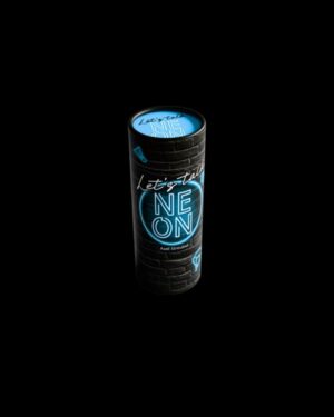 LETS TALK NEON AZUL