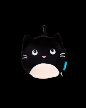 ALMOHADA DE VIAJE CON ANTIFAZ GATO FELINO