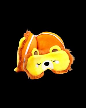 ALMOHADA DE VIAJE CON ANTIFAZ LEÓN