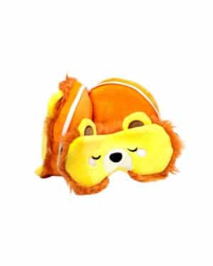 ALMOHADA DE VIAJE CON ANTIFAZ LEÓN