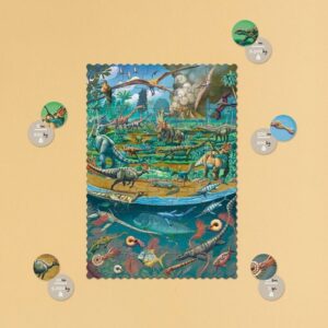 DINOSAURS TINY PUZZLE LOOK & LEARN