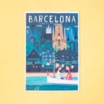 BARCELONA SKYLINE PUZZLE REVERSIBLE